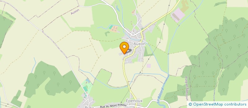 localisation de l'entreprise MONSIEUR JEROME LONCHAMP  AUXON