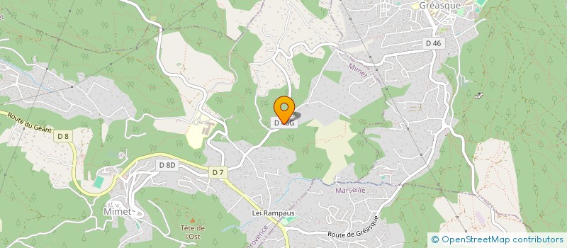 localisation de l'entreprise MONSIEUR JEROME LONG  MIMET