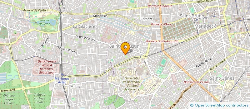 localisation de l'entreprise MONSIEUR JEROME LONGET à BORDEAUX