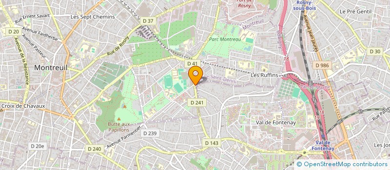 localisation de l'entreprise MONSIEUR JEROME LOOCK à MONTREUIL