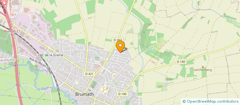 localisation de l'entreprise MONSIEUR JEROME LOOS  BRUMATH