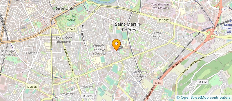 localisation de l'entreprise MONSIEUR JEROME LOPES  GRENOBLE