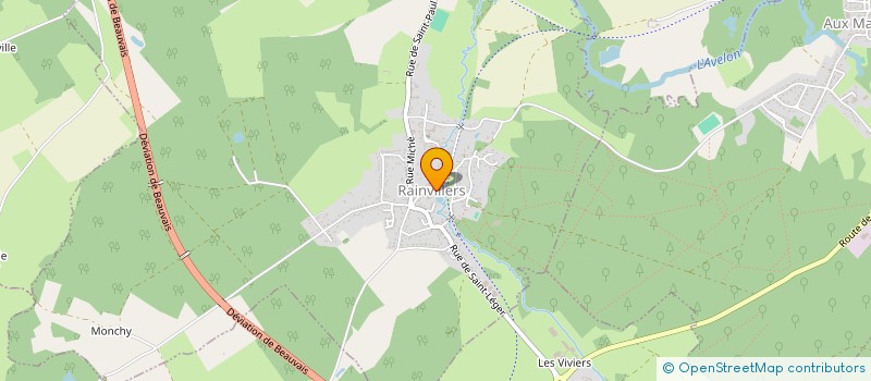 localisation de l'entreprise MONSIEUR JEROME LORELLE  RAINVILLERS