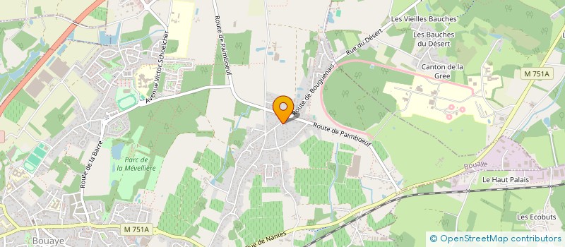 localisation de l'entreprise MONSIEUR JEROME LORILLON  BOUAYE