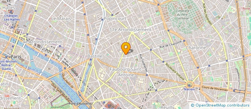 localisation de l'entreprise MONSIEUR JEROME LOSA  PARIS