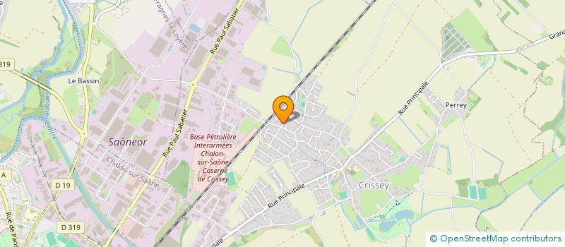 localisation de l'entreprise MONSIEUR JEROME LUCOTTE  CRISSEY