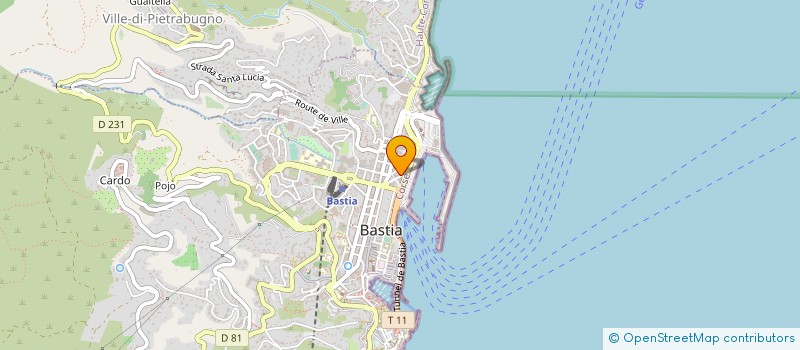 localisation de l'entreprise MONSIEUR JEROME LUGA à BASTIA