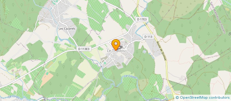 localisation de l'entreprise MONSIEUR JEROME LUNEL à LE TRIADOU
