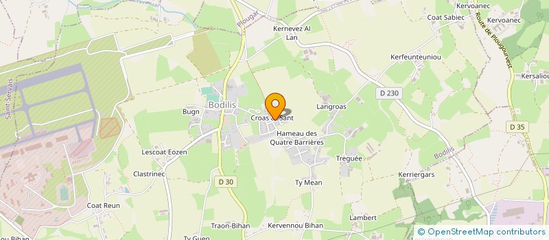 localisation de l'entreprise MONSIEUR JEROME LUTZ  PLABENNEC