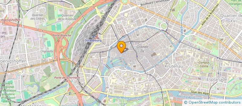 localisation de l'entreprise MONSIEUR JEROME LUTZ à STRASBOURG