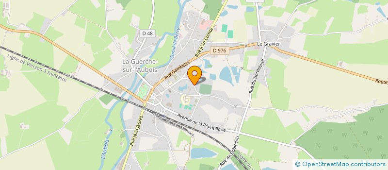 localisation de l'entreprise MONSIEUR JEROME MABILAT  LA GUERCHE-SUR-L'AUBOIS