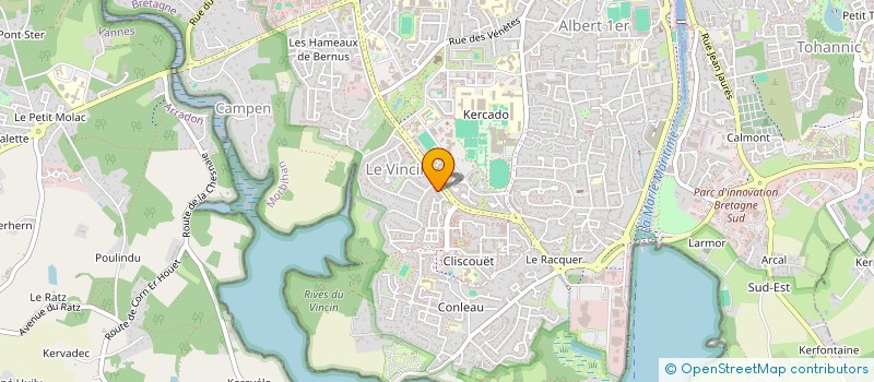 localisation de l'entreprise MONSIEUR JEROME MAGNANT à VANNES