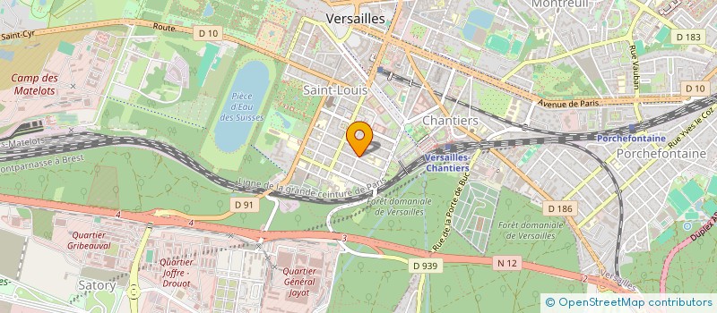 localisation de l'entreprise MONSIEUR JEROME MAGNAT à VERSAILLES