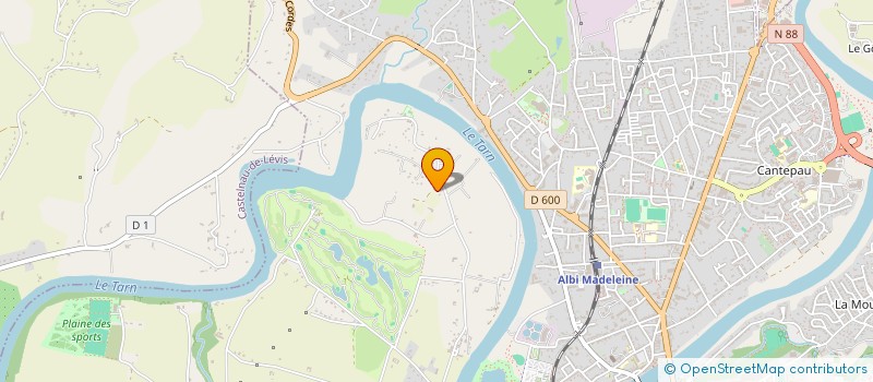 localisation de l'entreprise MONSIEUR JEROME MAIGNA  ALBI