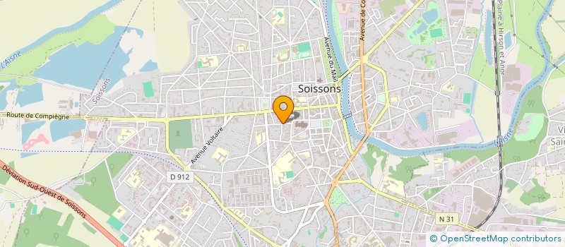localisation de l'entreprise MONSIEUR JEROME MAILLARD à SOISSONS