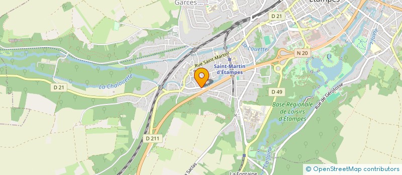 localisation de l'entreprise MONSIEUR JEROME MAILLET  ETAMPES