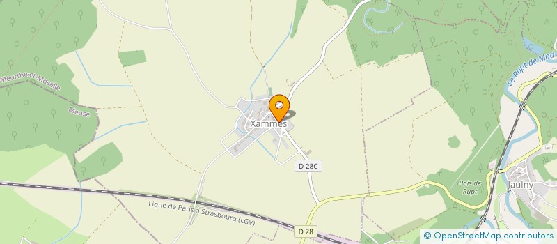 localisation de l'entreprise MONSIEUR JEROME MAILLOT  XAMMES