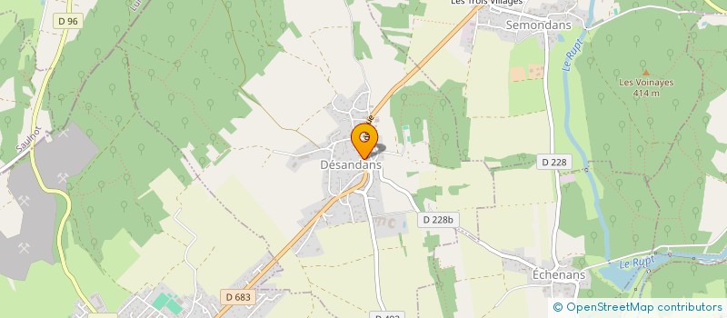 localisation de l'entreprise MONSIEUR JEROME MAILLOT  DESANDANS