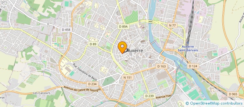 localisation de l'entreprise MONSIEUR JEROME MAINGUY à AUXERRE