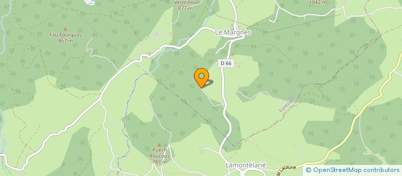 localisation de l'entreprise MONSIEUR JEROME MAINI  FONTRIEU