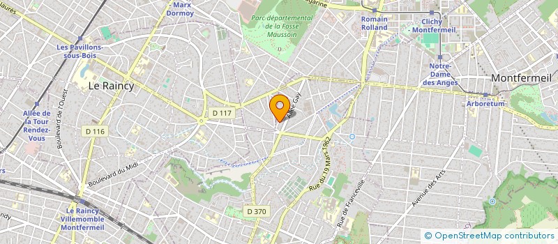 localisation de l'entreprise MONSIEUR JEROME MAITRE  GAGNY