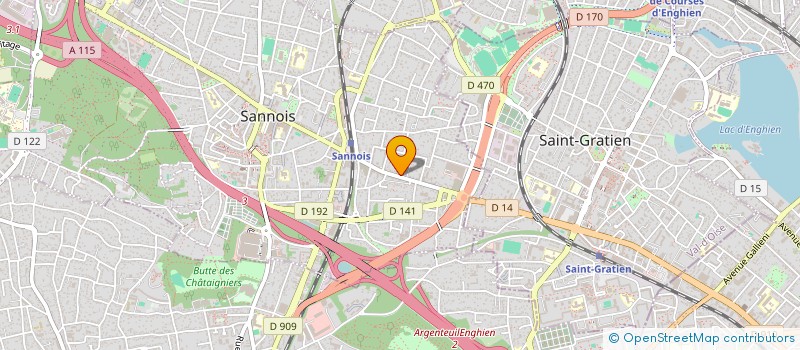 localisation de l'entreprise MONSIEUR JEROME MALCOURONNE  SANNOIS