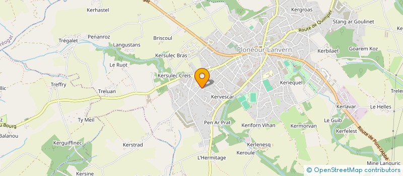 localisation de l'entreprise MONSIEUR JEROME MALHERBE à PLONEOUR-LANVERN