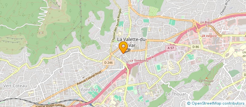 localisation de l'entreprise MONSIEUR JEROME MALLARINO à LA VALETTE-DU-VAR