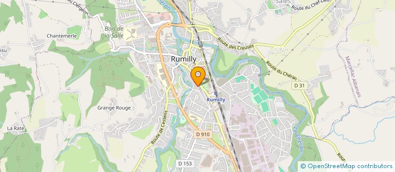 localisation de l'entreprise MONSIEUR JEROME MALLINJOUD  RUMILLY