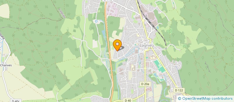 localisation de l'entreprise MONSIEUR JEROME MAMMOLITI  LAGNIEU