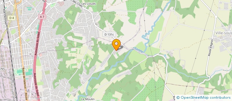 localisation de l'entreprise MONSIEUR JEROME MANCOSU  SALAISE-SUR-SANNE