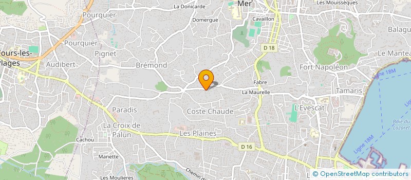localisation de l'entreprise MONSIEUR JEROME MANDRILLON à LA SEYNE-SUR-MER