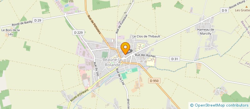 localisation de l'entreprise MONSIEUR JEROME MANDROUX à BEAUNE-LA-ROLANDE