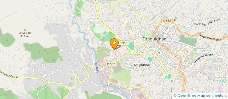 localisation de l'entreprise MONSIEUR JEROME MARALDO  DRAGUIGNAN