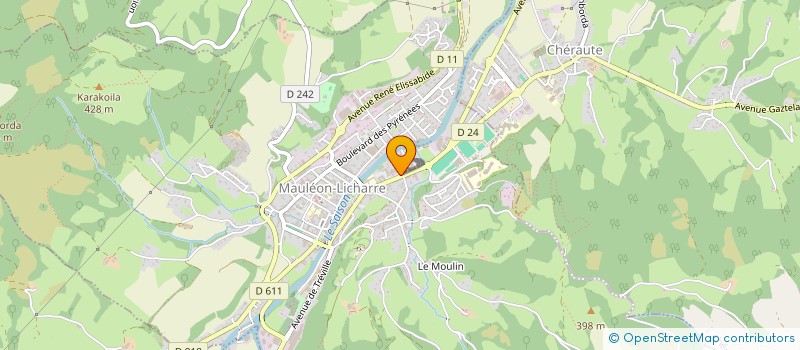 localisation de l'entreprise MONSIEUR JEROME MARCARIE à MAULEON-LICHARRE