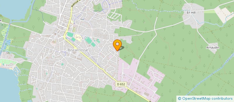 localisation de l'entreprise MONSIEUR JEROME MARCHAL  BISCARROSSE