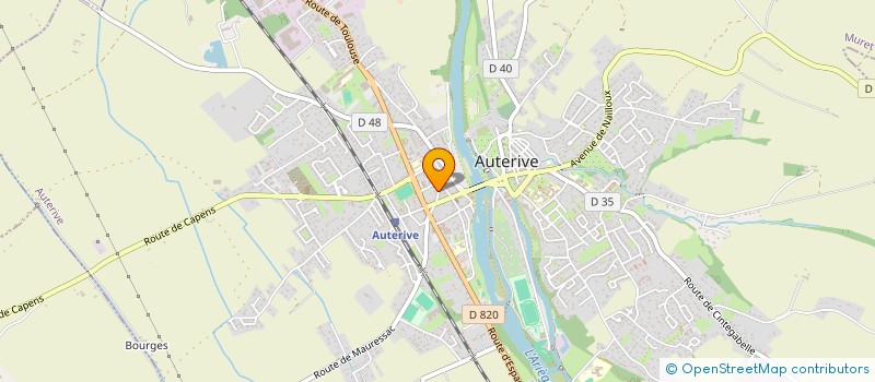 localisation de l'entreprise MONSIEUR JEROME MARCHIANTE  AUTERIVE