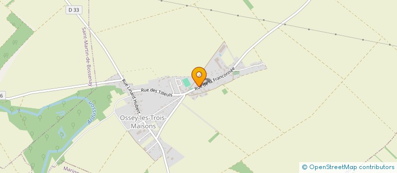 localisation de l'entreprise MONSIEUR JEROME MARECHAL  OSSEY-LES-TROIS-MAISONS