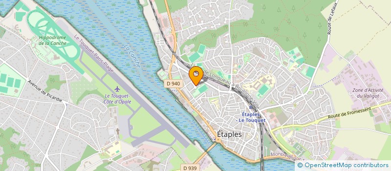 localisation de l'entreprise MONSIEUR JEROME MARGOLLE  ETAPLES