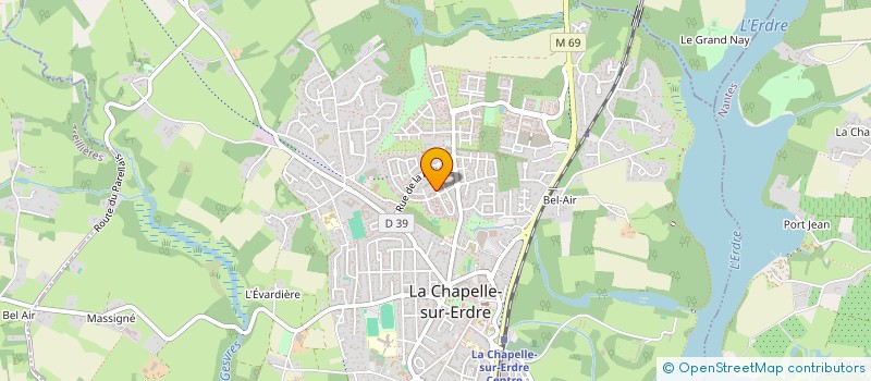 localisation de l'entreprise MONSIEUR JEROME MARIN à LA CHAPELLE-SUR-ERDRE