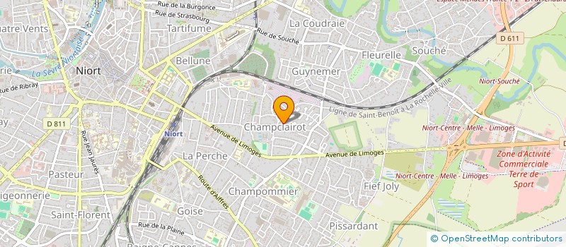 localisation de l'entreprise MONSIEUR JEROME MARIN à NIORT