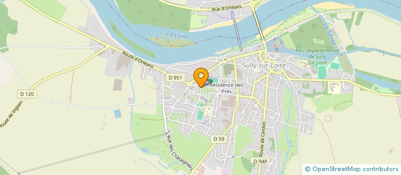 localisation de l'entreprise MONSIEUR JEROME MARION à SULLY-SUR-LOIRE