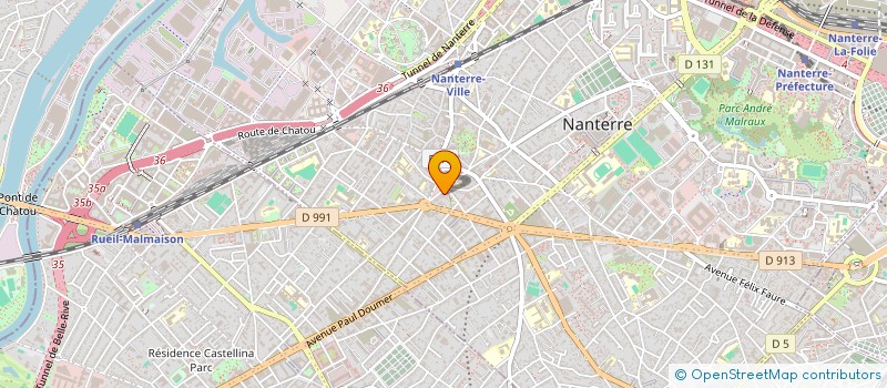 localisation de l'entreprise MONSIEUR JEROME MARIOTTE  NANTERRE