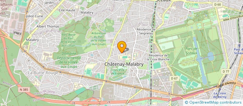 localisation de l'entreprise MONSIEUR JEROME MARIVIN à CHATENAY-MALABRY