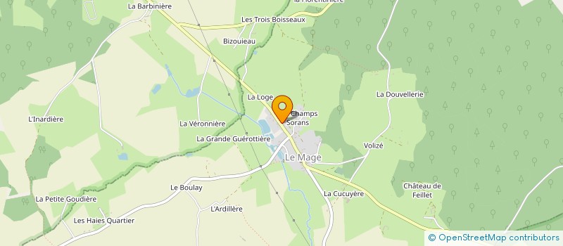 localisation de l'entreprise MONSIEUR JEROME MARMION à LE MAGE