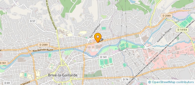 localisation de l'entreprise MONSIEUR JEROME MARQUES  BRIVE-LA-GAILLARDE