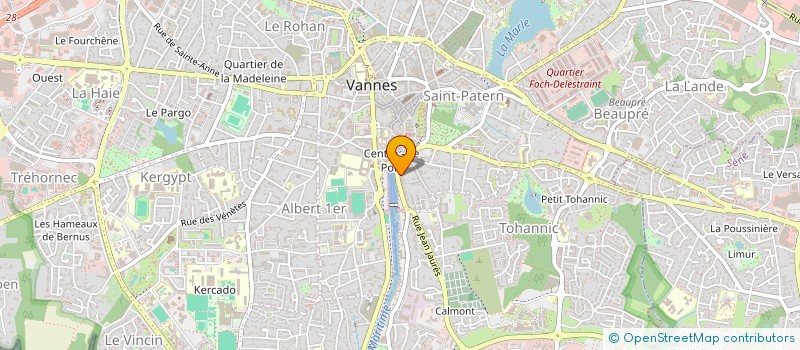 localisation de l'entreprise MONSIEUR JEROME MARQUET à VANNES