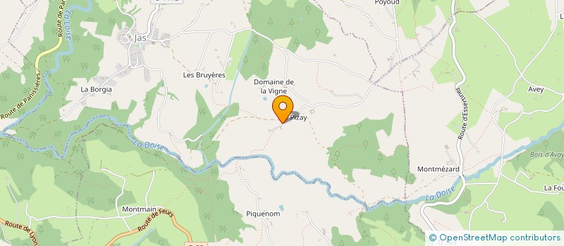 localisation de l'entreprise MONSIEUR JEROME MARTEL  JAS