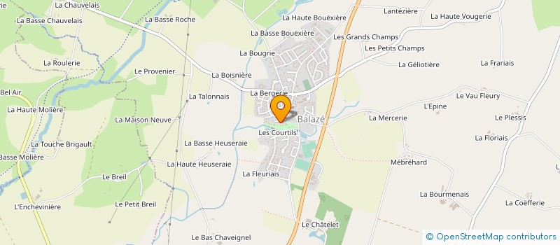 localisation de l'entreprise MONSIEUR JEROME MARTIN à BALAZE