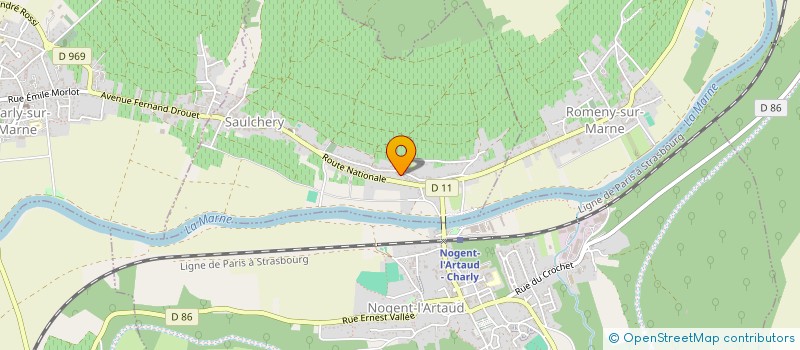 localisation de l'entreprise MONSIEUR JEROME MARTIN  COUPRU